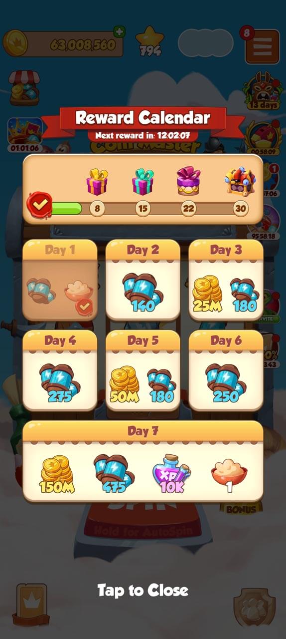 Reward Calendar